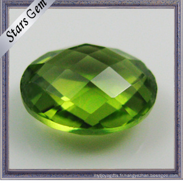 Pierres de peridot semi-précieuses